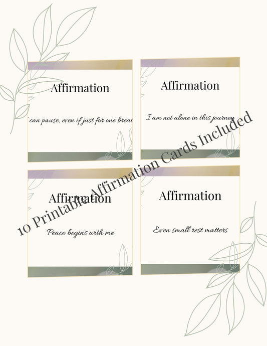 Calm Within Chaos: A Digital Self-Care Pack